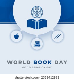 World Book Day Celebration Vector Design Illustration for Background, Poster, Banner, Advertising, Greeting Card