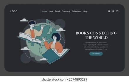 World Book Day concept. A celebration of literature that unites people across the globe. Promotes reading, cultivates love for books, and highlights educational value. Vector illustration.