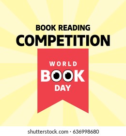 World Book Day creative typography Poster Or Banner Background.