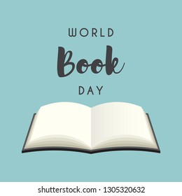 World book day design. Vector illustration eps 10
