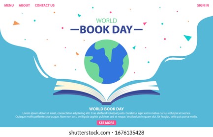 World Book Day. Designed to greeting or celebrate World Book Day.