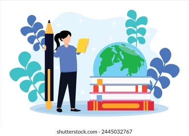 World Book Day Flat Design
