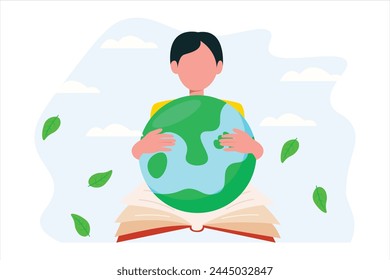 Día Mundial del Libro Diseño plano