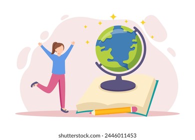 Día Mundial del Libro Diseño plano