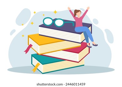 World Book Day Flat Design