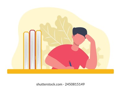 World Book Day Flat Design Illustration