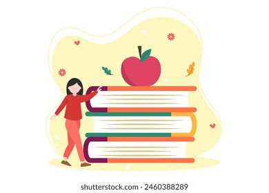 Día Mundial del Libro Diseño plano