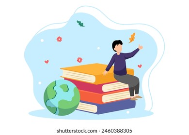 World Book Day Flat Design