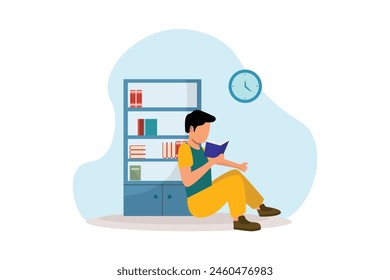World Book Day Flat Design Illustration