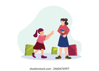 World Book Day Flat Design Illustration