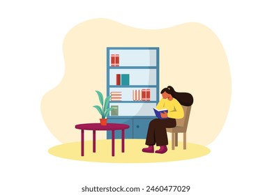 World Book Day Flat Design Illustration