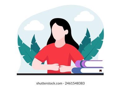 World Book Day Flat Design Illustration