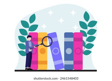 World Book Day Flat Design Illustration