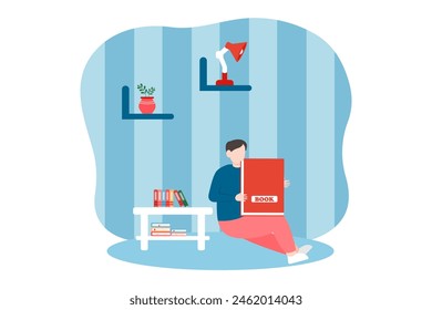 World Book Day Flat Design Illustration