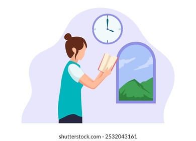 World Book Day Flat Design Illustration