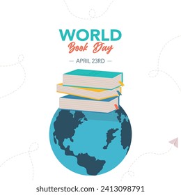 World Book Day Flat Illustration	
