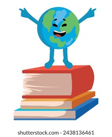 world book day illustration design