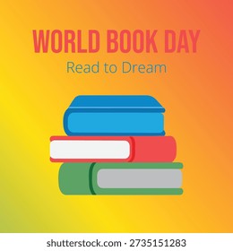 World Book Day illustration vector background. Vector eps 10