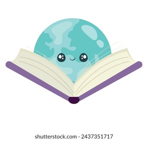 world book day learn illustration vector