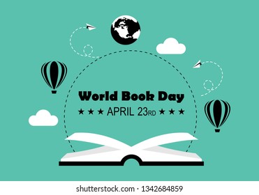 World book day logo vector