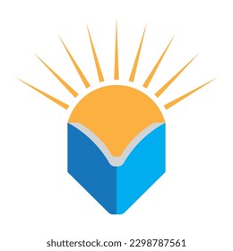 world book day logo vector illustration template design