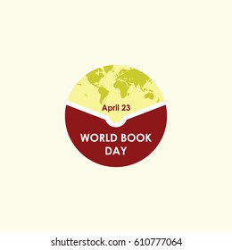 World Book Day Logo Vector Template