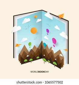 world book day, open your book and fly with