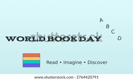 World Book Day read discover poster