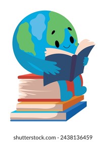 día mundial del libro leer ilustración