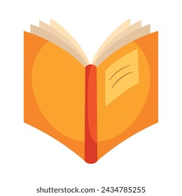 World book day textbook isolated