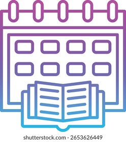 Icono del Vector del Día Mundial del Libro. Se puede utilizar para aplicaciones de impresión, móviles y de Web.