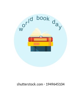 World Book Day. Vector illustration for poster, poster, postcard.