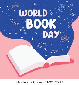 World Book Day Vector Illustration