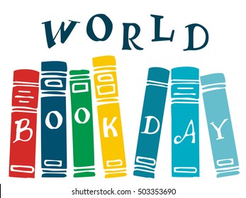 World Book Day Vector Illustration, Design, Logo 