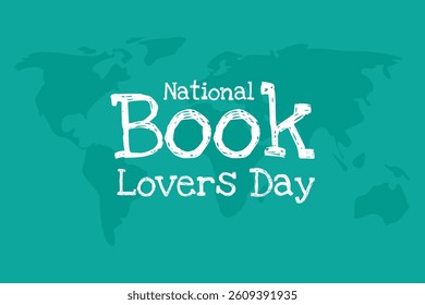 world book lovers day flat vector illustration.