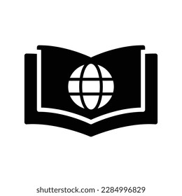World Book Vector Icon Illustration