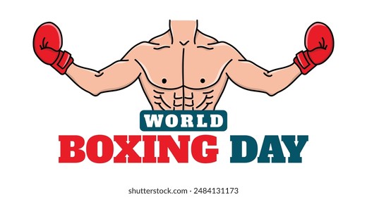 World Boxing Day banner background