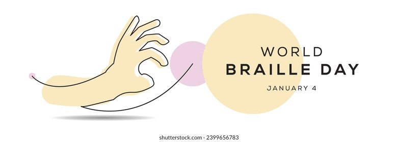 World Braille Day, held on 1 January.