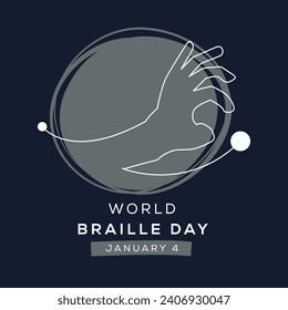 World Braille Day, held on 1 January.