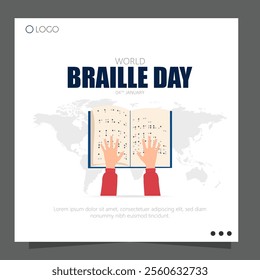 World Braille Day, observed on January 4th, honors the invention of braille and raises awareness about its importance in empowering visually impaired individuals to access education