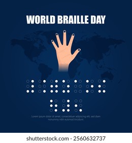 World Braille Day, observed on January 4th, honors the invention of braille and raises awareness about its importance in empowering visually impaired individuals to access education