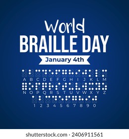 World Braille Day Simple Poster