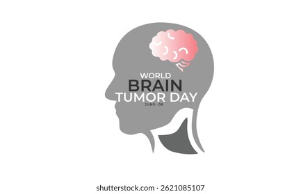 World Brain Tumor Day. background, banner, card, poster, template. Vector illustration.