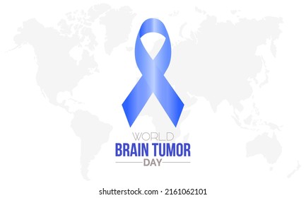 World Brain Tumor day. June 8. Annual health awareness concept for banner, poster, card and background design.