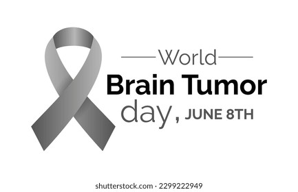 World Brain Tumor day is observed every year on June 8th. Use for banner design template Vector illustration background design.
