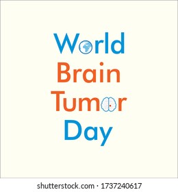 World Brain Tumor Day Vector Illustration. use for greeting card, poster and banner.
