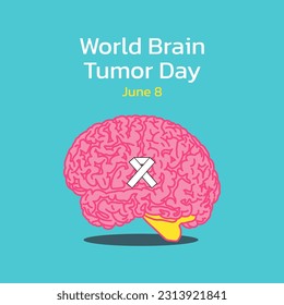 World Brain Tumor Day Vector Illustration