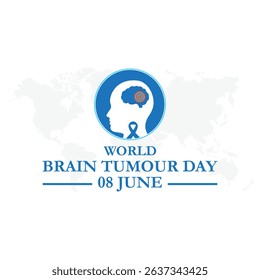 World Brain Tumor Day Vector Illustration. Suitable for greeting card, poster and banner. World Brain Tumor Day Vector Illustration. use for greeting card, poster and banner.