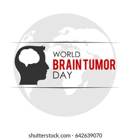 World Brain Tumor Day Vector Illustration. Suitable for poster, banner, campaign, and greeting card.
