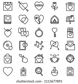 World brand, Broken heart and Dating chat line icons set. Be true, Friend and Love heart signs. Love, Wedding and Couple symbols. Line icons set. Vector
Valentine icon set. Happy valentine's day icon 